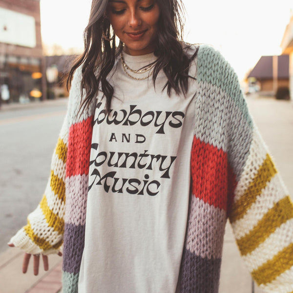 Cowboys + Country Music Tee