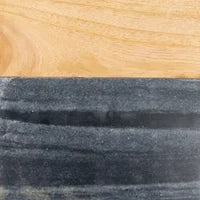 Black Marble Wood Square Cutting Board Large